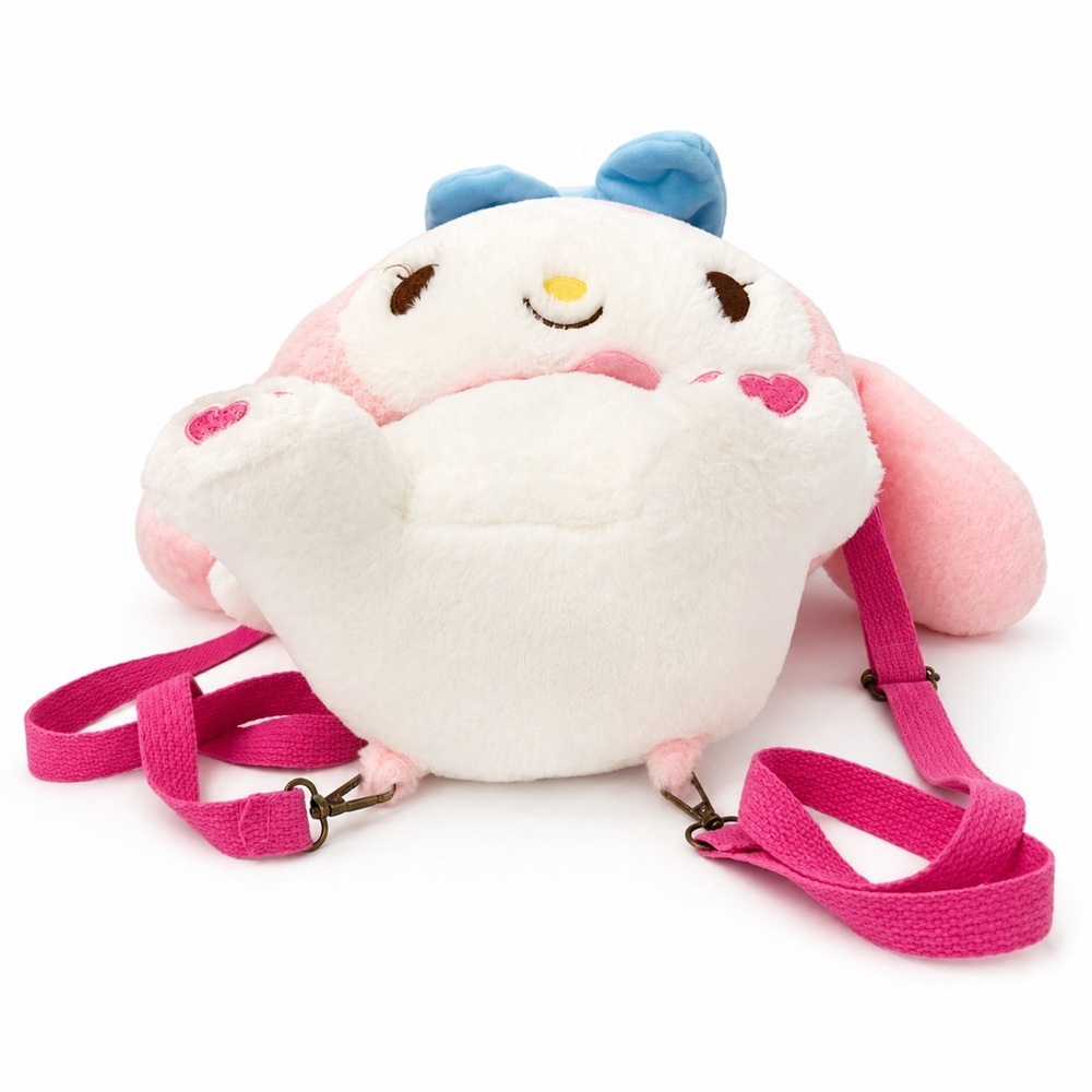 Sanrio Yurukawa My Melody 13" Plush Backpack - Picture 9 of 10